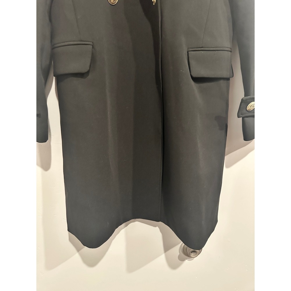 L'Agence Marianna Long Blazer Coat in Black Size 6 - Picture 11 of 16